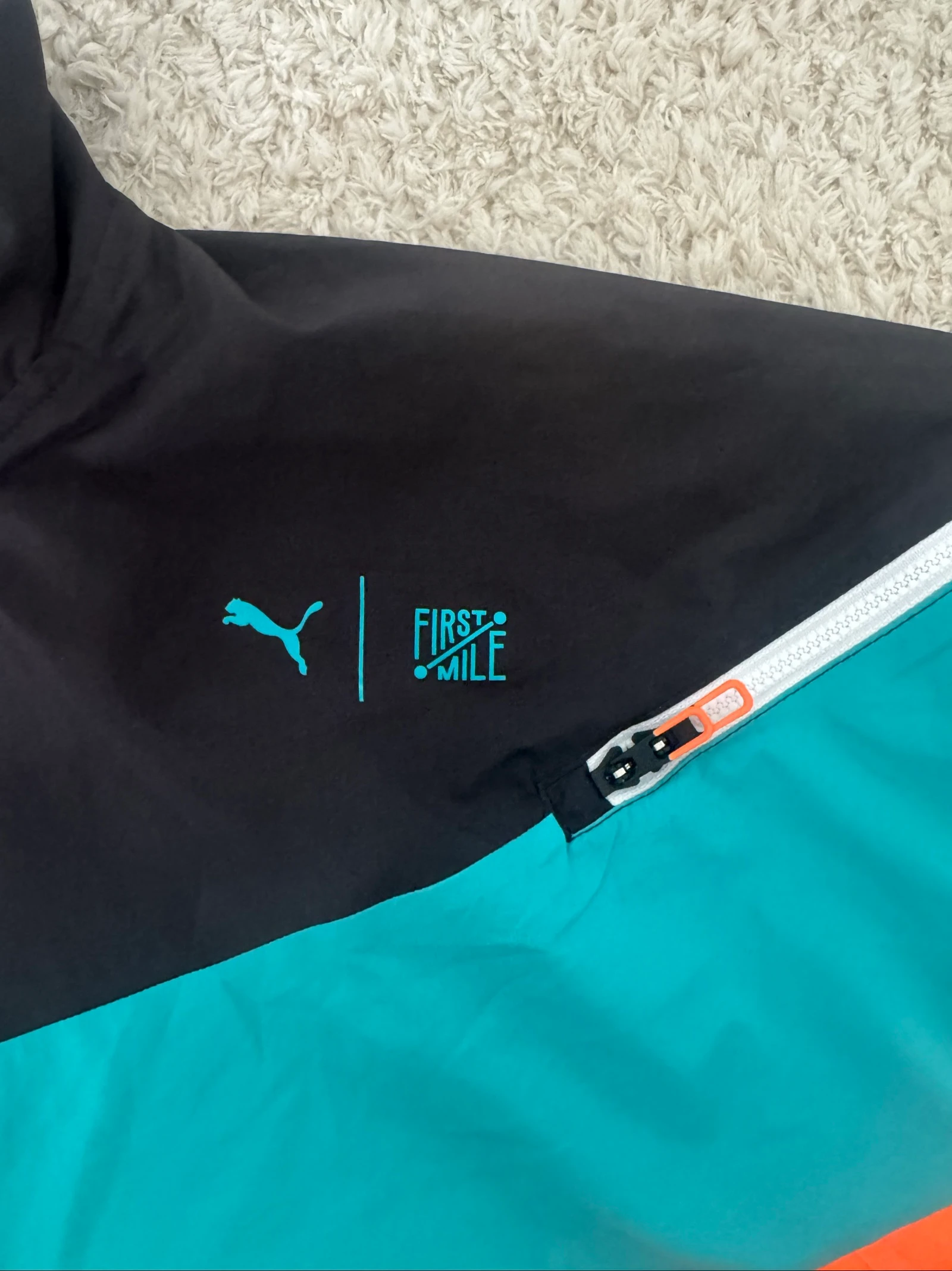 Puma Cropped Windbreaker Zomer Vintage Jas Dames M Hardlopen Colorblock Lichtgewicht – photo 5